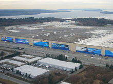 Airplane Picture - Boeing's Everett Facility at Paine Field, site of 747-8 assembly and early flight tests