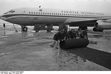 Airplane Picture - A Pakistan International Airlines Boeing 707 photographed in Germany, 1961