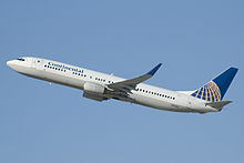 Airplane Picture - Continental Airlines 737-900 in flight