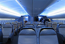 Airplane Picture - Main deck seating on the 747-8 Intercontinental