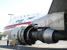 Airplane Picture - The Pratt & Whitney JT9D high-bypass turbofan engine was developed for the 747.