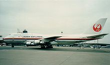 Airplane Picture - One of two 747-100BSR SUD models built for Japan Airlines