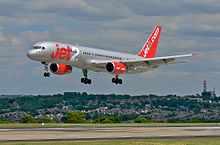 Airplane Picture - A Jet2.com 757-200. The 757-200 has been popular with several budget airlines.
