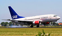 Airplane Picture - A Scandinavian Airlines 737-600