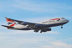 Airplane Picture - A Boeing 747-400 operated by British Airways, the largest operator of the 747