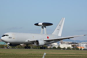 Airplane Picture - Boeing E-767 AWACS aircraft of the JASDF