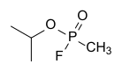 World War 1 Picture - The chemical structure of Sarin nerve gas, developed in Germany (1939)