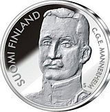 World War 1 Picture - Mannerheim and Saint Petersburg commemorative coin