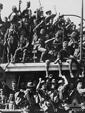 World War 1 Picture - Embarkation of the Australian Naval and Military Expeditionary Force in Sydney