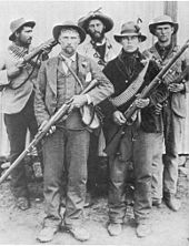 World War 1 Picture - Boer guerrillas during the Second Boer War in South Africa.