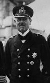 World War 1 Picture - Franz Hipper, commander of the German battlecruiser squadron