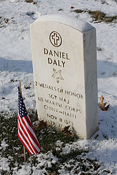 World War 1 Picture - Daly is buried at Cypress Hills National Cemetery in New York City.