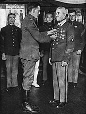 World War 1 Picture - Daly being awarded the Mdaille militaire.