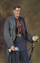 World War 1 Picture - Trenchard as a Marshal of the RAF wearing full dress with greatcoat