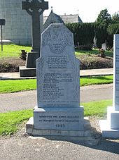 World War 1 Picture - Mutiny India 1920. Jalandhar mutiny memorial at Glasnevin cemetery, Dublin.