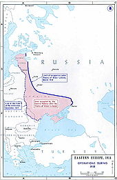 World War 1 Picture - Territory lost by Russia under the Treaty of Brest-Litovsk