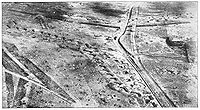 World War 1 Picture - The Hindenburg Line near Bullecourt, seen from the air