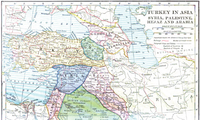 World War 1 Picture - Map showing 