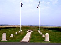 World War 1 Picture - The hill of the wind mill