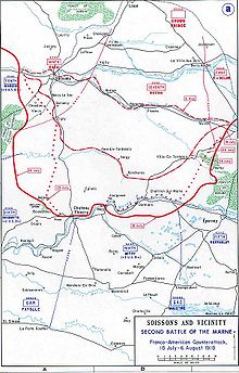 World War 1 Picture - The Allied counter-offensive.