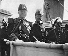 World War 1 Picture - The Lords of the Admiralty attending the Naval Review, 1907. Fisher front left.