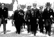 World War 1 Picture - During the visit of Alexander I of Yugoslavia in 1931.