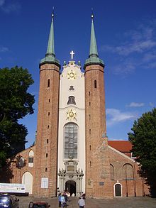 World War 1 Picture - Then Cathedral of Ss. Trinity, Mary and Bernard in Oliva, Danzig.