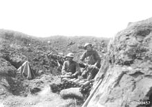 World War 1 Picture - Men of 2nd Australian Light Trench Mortar Battery 8th May