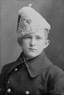 World War 1 Picture - Bishop as a cadet, c. 1914