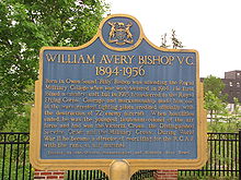 World War 1 Picture - Billy Bishop plaque