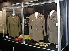 World War 1 Picture - Mitchell's uniforms on display at the National Museum of the United States Air Force