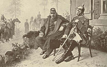 World War 1 Picture - Napoleon III and Bismarck after the 1870 Battle of Sedan, of the Franco-Prussian War.