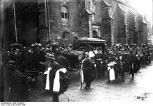 World War 1 Picture - Scheer's funeral at Weimar, November 1928