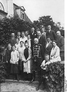 World War 1 Picture - August von Mackensen's family at his 80th birthday