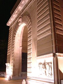 World War 1 Picture - General Bridges is listed on the Memorial Arch at the Royal Military College of Canada in Kingston, Ontario