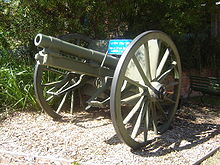World War 1 Picture - A German 7.7 cm FK 96 n.A. field gun captured during the course of the battle by the 33rd Australian Battalion