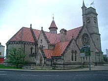 World War 1 Picture - Christ Church was built from materials excavated to build the new docks during the industrial revolution, and intended to satisfy the spiritual needs of the new workforce. It is now Hartlepool's art gallery and visitor centre.