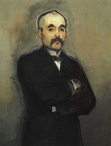 World War 1 Picture - Portrait of Clemenceau by Edouard Manet, c. 1879-80.