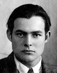 World War 1 Picture - Hemingway's 1923 passport photo. At this time he lived in Paris with his wife Hadley, and worked as a journalist.