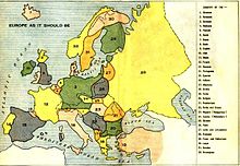 World War 1 Picture - Louis P. Bnzet's map of 