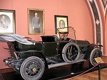 World War 1 Picture - The 1911 Grxf & Stift Double Phaeton in which the Archduke Franz Ferdinand was riding at the time of his assassination.