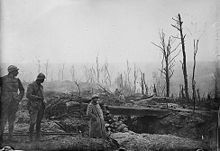 World War 1 Picture - French Trench in northeastern France