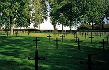 World War 1 Picture - Fricourt German war cemetery has 10,000 dead from the Somme battle