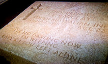 World War 1 Picture - Typical Gallipoli campaign epitaph at Lone Pine Cemetery