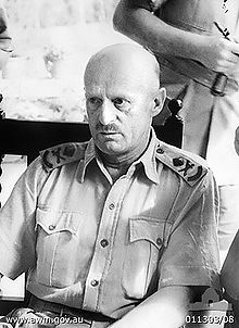 World War 1 Picture - Malaya. January 1942. Informal portrait of Major General Gordon Bennett, General Officer Commanding Australian Army Forces in Malaya, during a pause in his briefing of war correspondents (not seen)