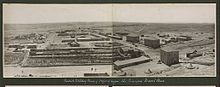 World War 1 Picture - Ottoman military town of Hafir el Aujah, the Principal Desert Base