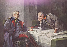 World War 1 Picture - Paul von Hindenburg (left) and Erich Ludendorff