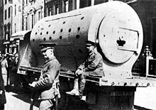 World War 1 Picture - A British armoured truck, hastily built from the smokeboxes of several steam locomotives at Inchicore railway works[44]