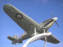 World War 1 Picture - MoTaT's replica of OK1; a Hurricane Mk I painted as Park's personal mount during the Battle of Britain
