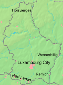 World War 1 Picture - Germany's main invasion thrust was towards Luxembourg City.